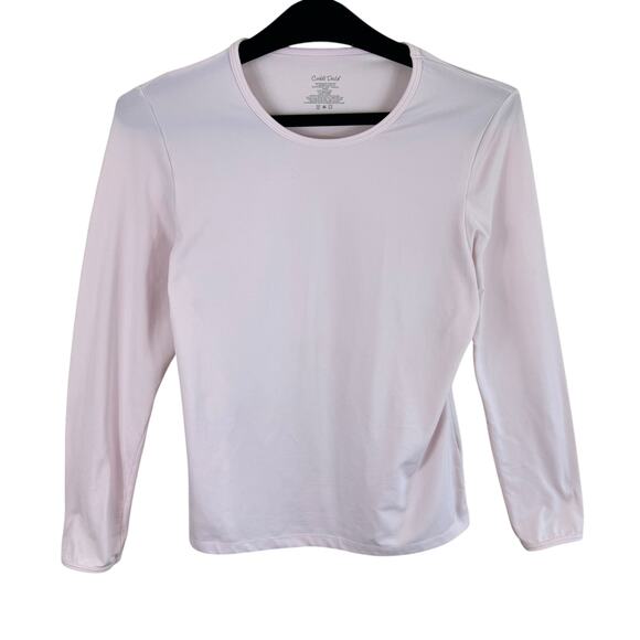 Cuudl Duds Light Pink Long Sleeve Cozy Comfy Lounge Top Size L - Picture 1 of 3